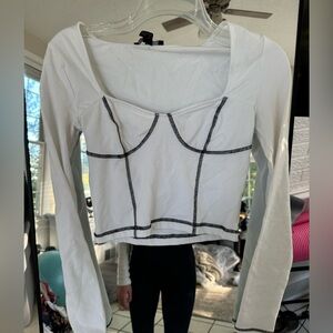 White forever 21 long sleeve